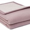 Meribel deken van merinos wol (Rosé-Gris)
