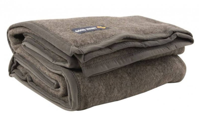 Good Night Gold deken van scheerwol